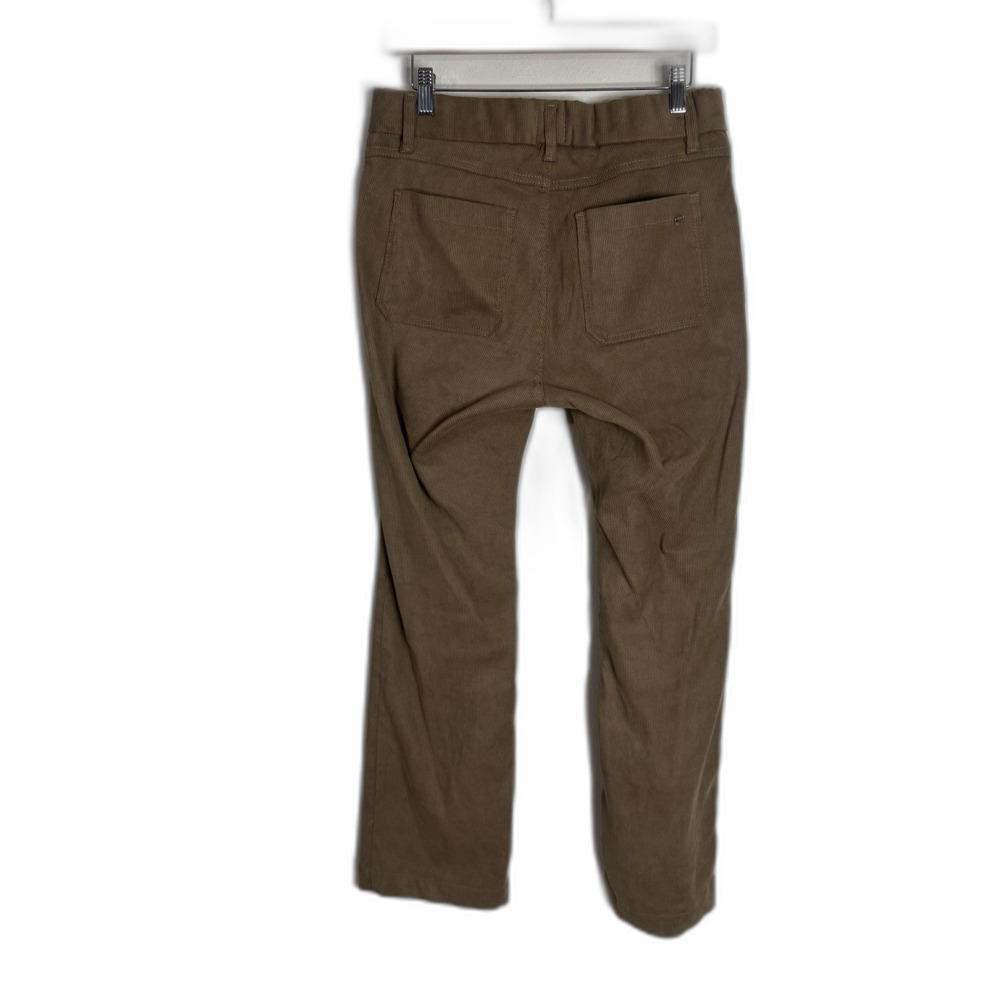 Flog Pants Womens 30 Brown Corduroy‎ Pull On Elastic Waist Straight Leg Casual - Picture 9 of 12